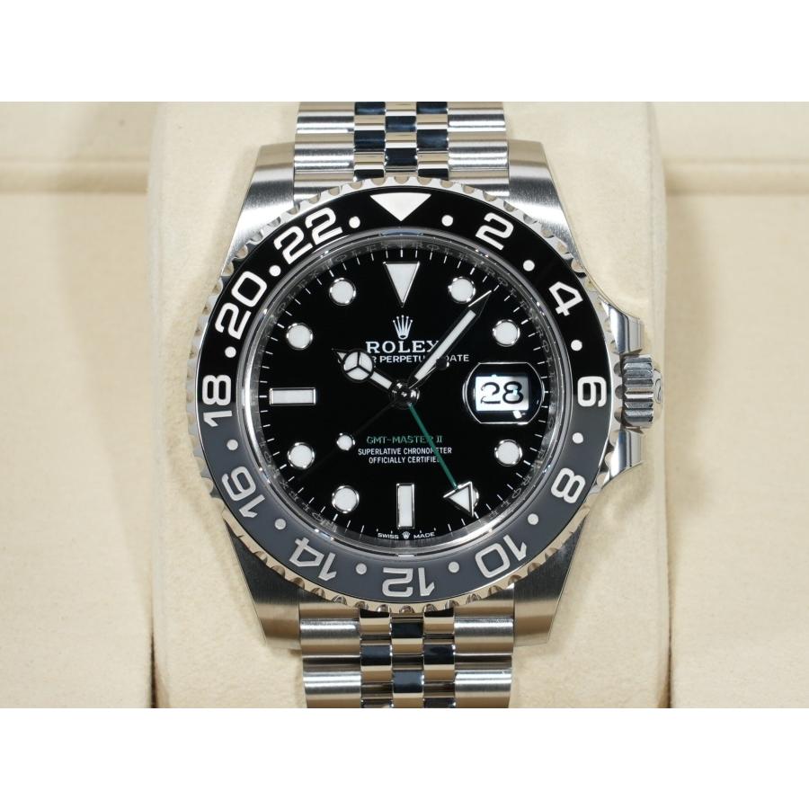 ロレックス GMTマスターII Ref.126710GRNR ステンレススチール ブラック文字盤 ジュビリーブレスレット | GMTマスター | 01