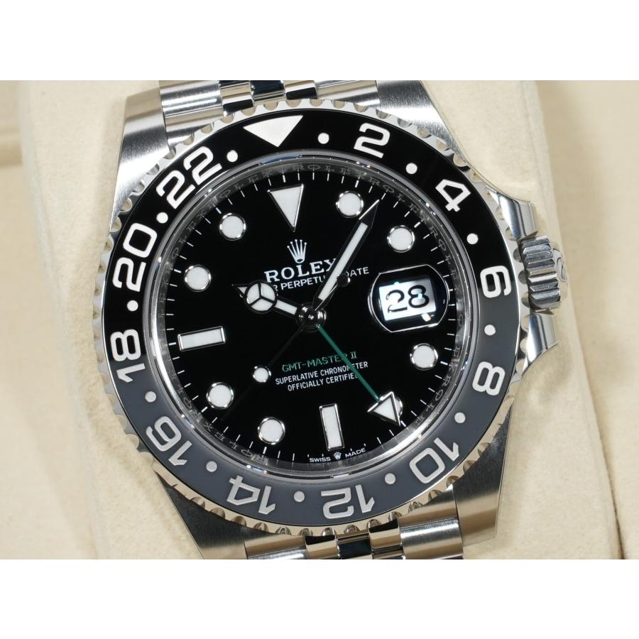 ロレックス GMTマスターII Ref.126710GRNR ステンレススチール ブラック文字盤 ジュビリーブレスレット | GMTマスター | 02
