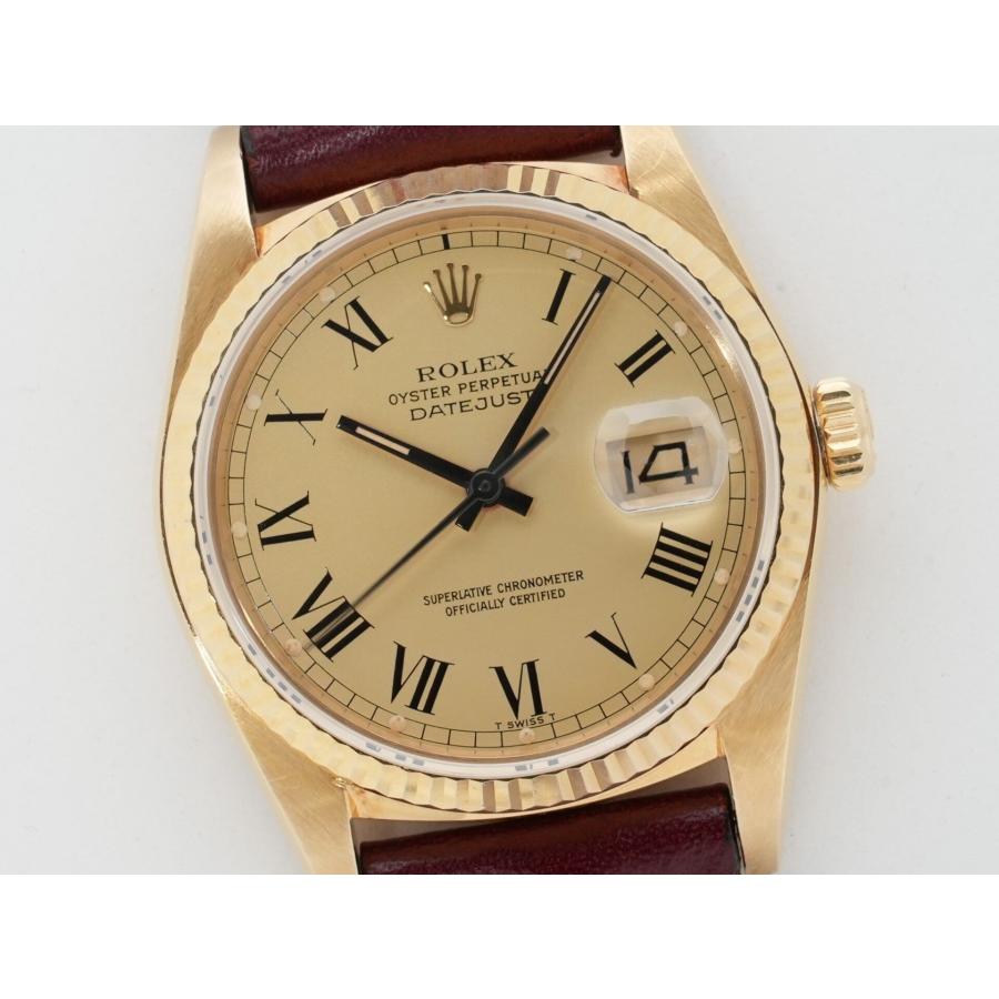 ROLEX ロレックス デイトジャスト1601 文字盤 シャンパンゴールド デイトジャスト ロレックス Ref.16018 イエローゴールド シャンパン