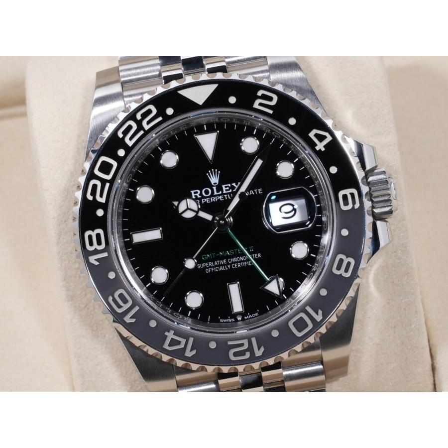 ロレックス GMTマスターII Ref.126710GRNR SS ブラック文字盤 ジュビリーブレスレット | GMTマスター | 02
