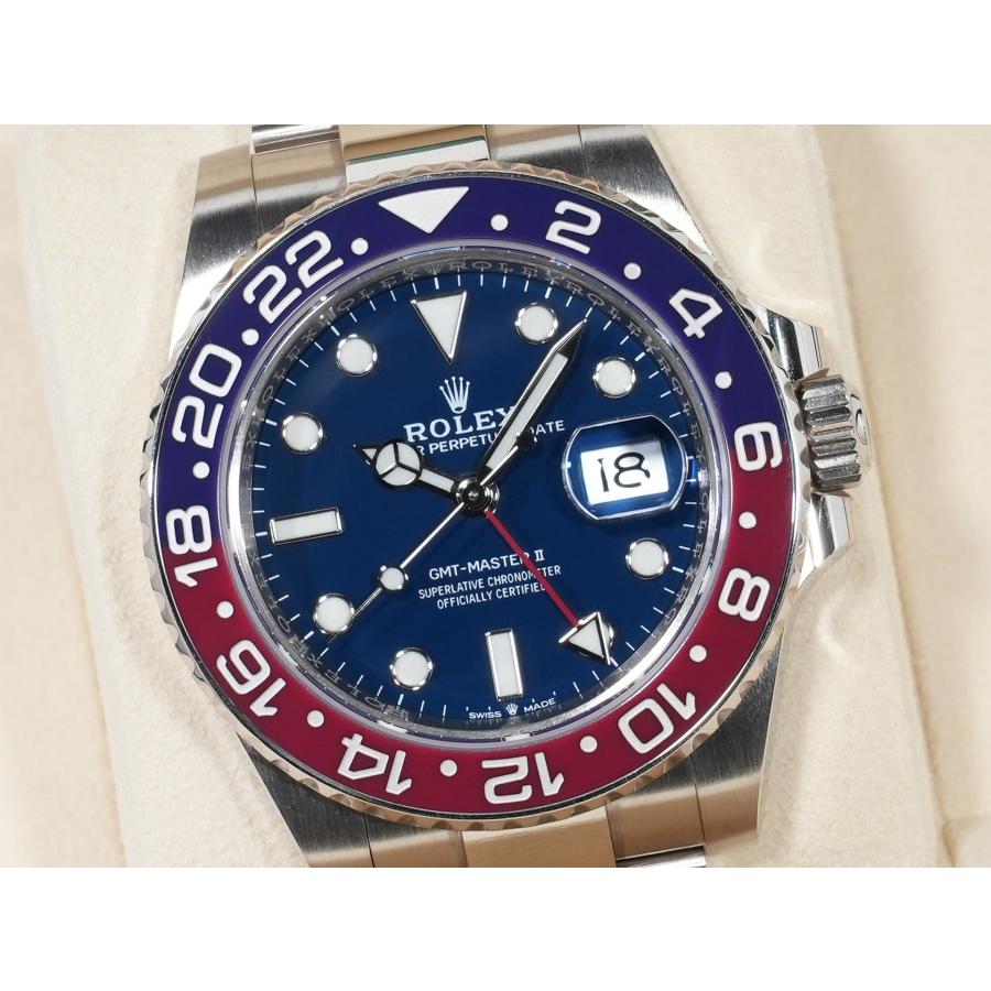 ロレックス GMTマスターII Ref.126719BLRO ホワイトゴールド ミッドナイトブルー文字盤 オイスターブレスレット | GMTマスター | 02