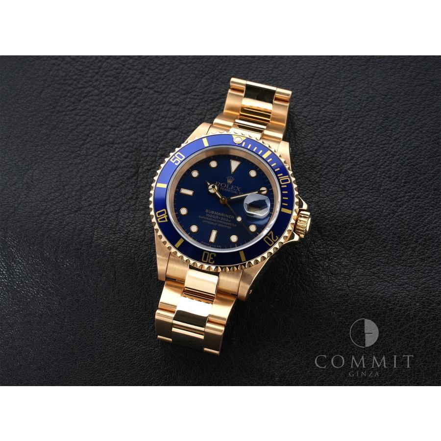 ロレックス サブマリーナー デイト Ref.16618 イエローゴールド ブルー文字盤 | サブマリーナー | 10