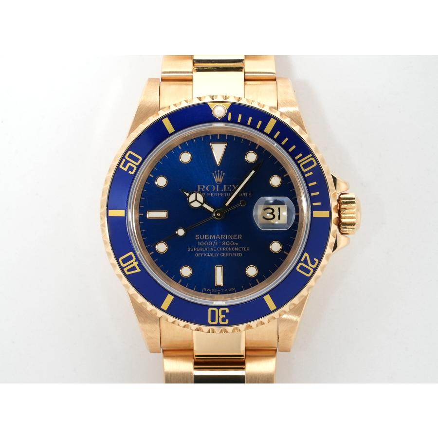 ロレックス サブマリーナー デイト Ref.16618 イエローゴールド ブルー文字盤 | サブマリーナー | 01