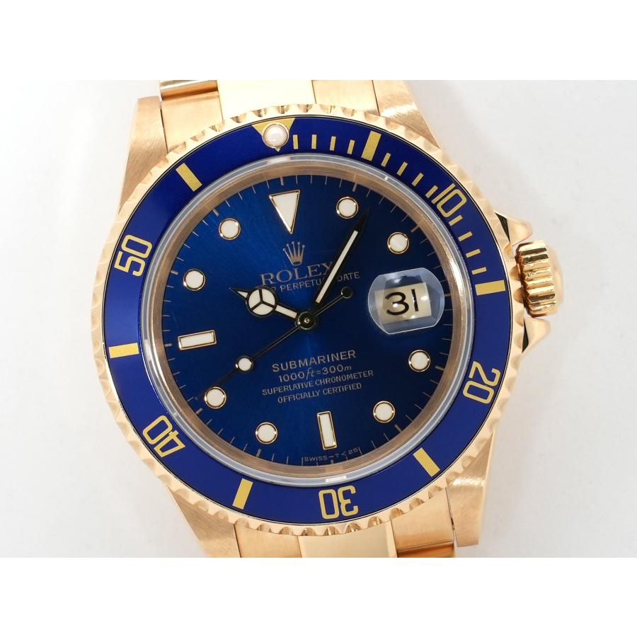 ロレックス サブマリーナー デイト Ref.16618 イエローゴールド ブルー文字盤 | サブマリーナー | 02