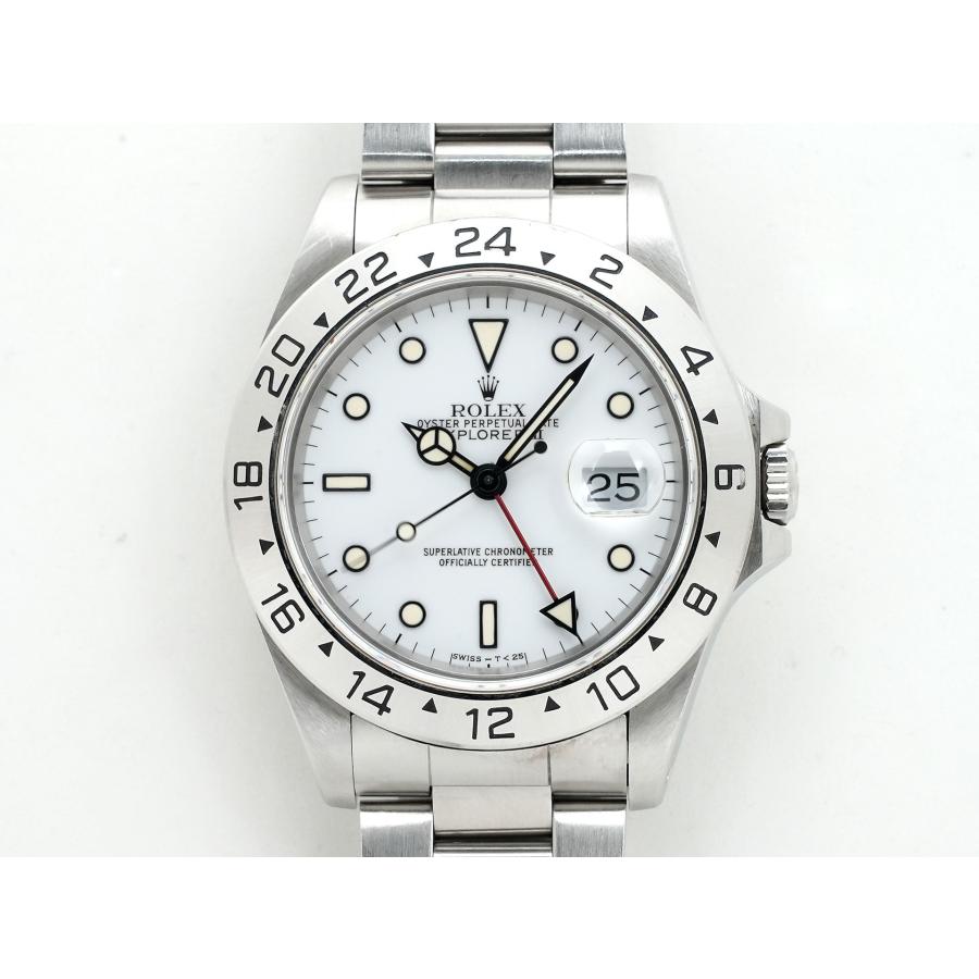 ロレックス エクスプローラーII Ref.16570 ステンレススチール ホワイト文字盤 オイスターブレスレット | エクスプローラーII | 01