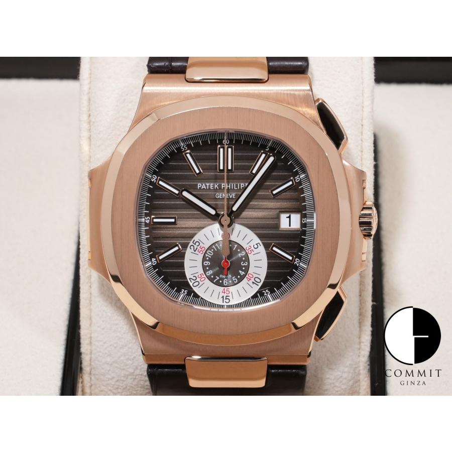 パテックフィリップ ノーチラス クロノグラフ Ref.5980R-001 ローズゴールド ブラウン文字盤 | ノーチラス