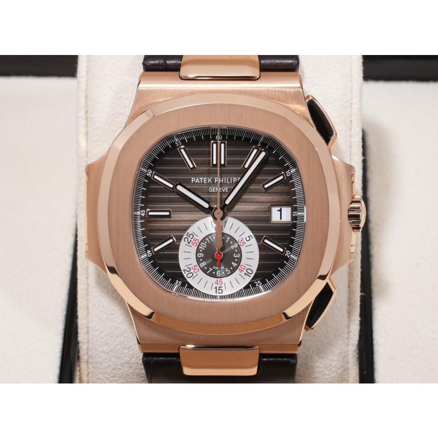 パテックフィリップ ノーチラス クロノグラフ Ref.5980R-001 ローズゴールド ブラウン文字盤 | ノーチラス | 01
