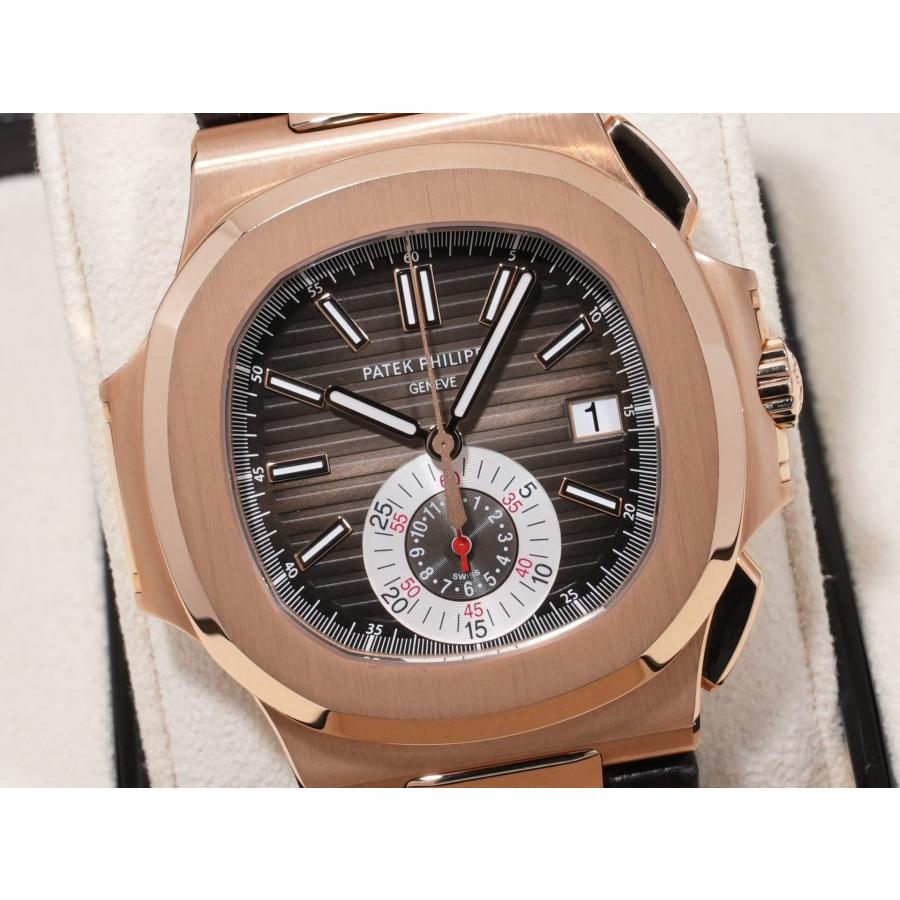 パテックフィリップ ノーチラス クロノグラフ Ref.5980R-001 ローズゴールド ブラウン文字盤 | ノーチラス | 02