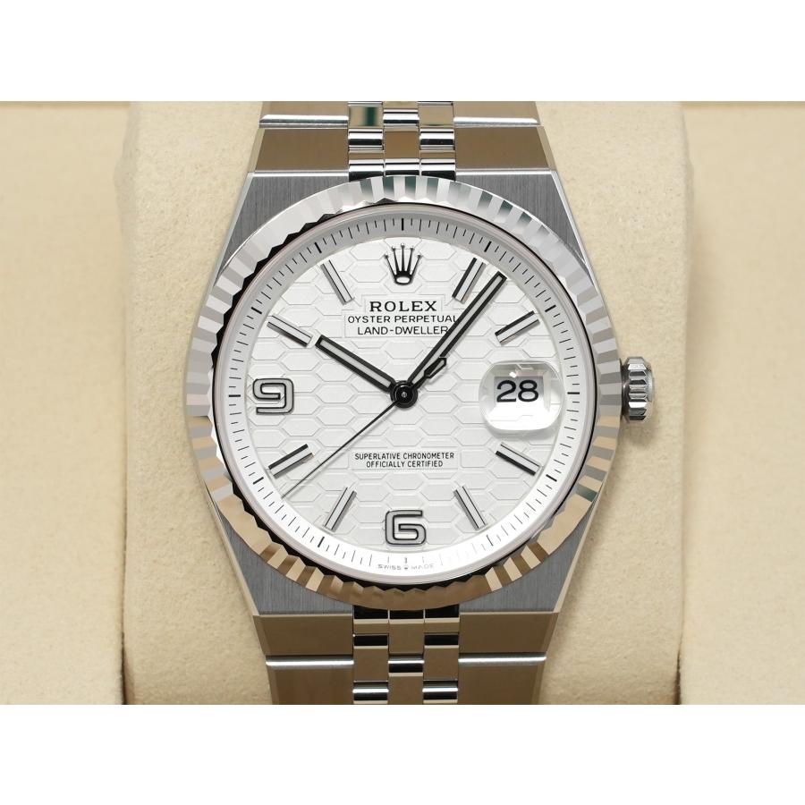 ロレックス ランドドゥエラー Ref.127334 ステンレススチール/ホワイトゴールド ホワイト文字盤 ジュビリーブレスレット | ROLEX | 01