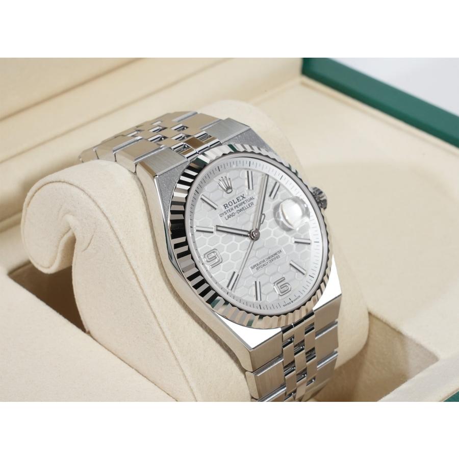 ロレックス ランドドゥエラー Ref.127334 ステンレススチール/ホワイトゴールド ホワイト文字盤 ジュビリーブレスレット | ROLEX | 04