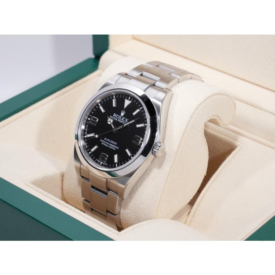 ロレックス エクスプローラーI 鏡面ブラックアウト Ref.214270 SS ブラック文字盤 | エクスプローラー（ROLEX） | 03