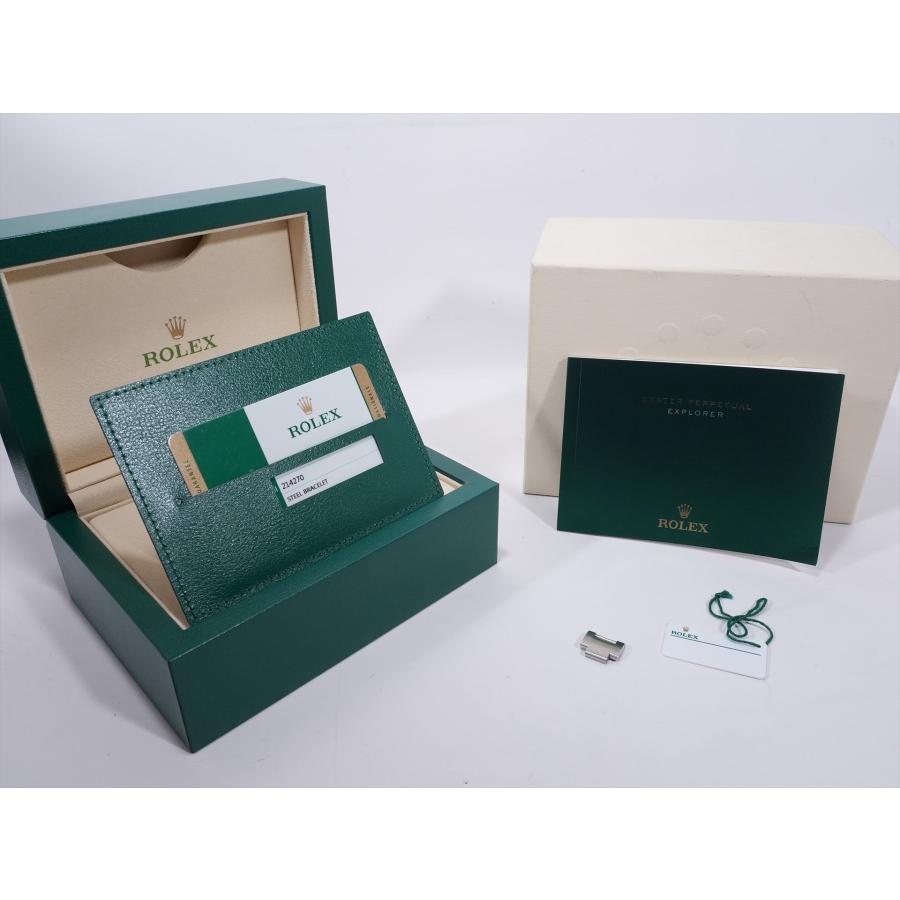 ロレックス エクスプローラーI 鏡面ブラックアウト Ref.214270 SS ブラック文字盤 | エクスプローラー（ROLEX） | 09