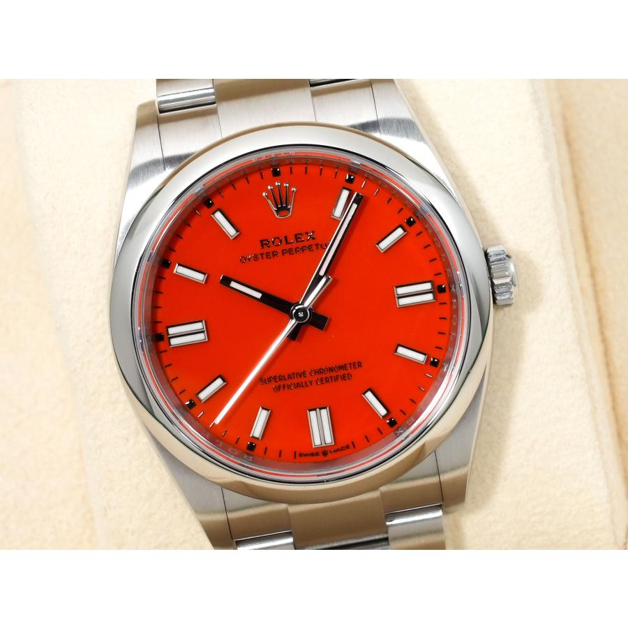 ロレックス オイスターパーペチュアル36 Ref.126000 ステンレススチール コーラルレッド文字盤 | オイスター パーペチュアル | 02
