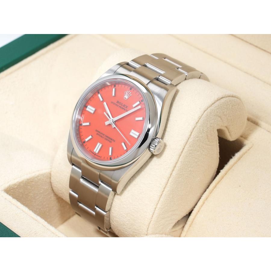 ロレックス オイスターパーペチュアル36 Ref.126000 ステンレススチール コーラルレッド文字盤 | オイスター パーペチュアル | 03