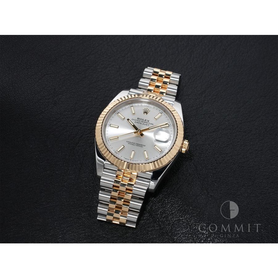 ロレックス デイトジャスト41 Ref.126333 ステンレススチール/イエローゴールド シルバー文字盤 ジュビリーブレスレット | デイトジャスト | 10