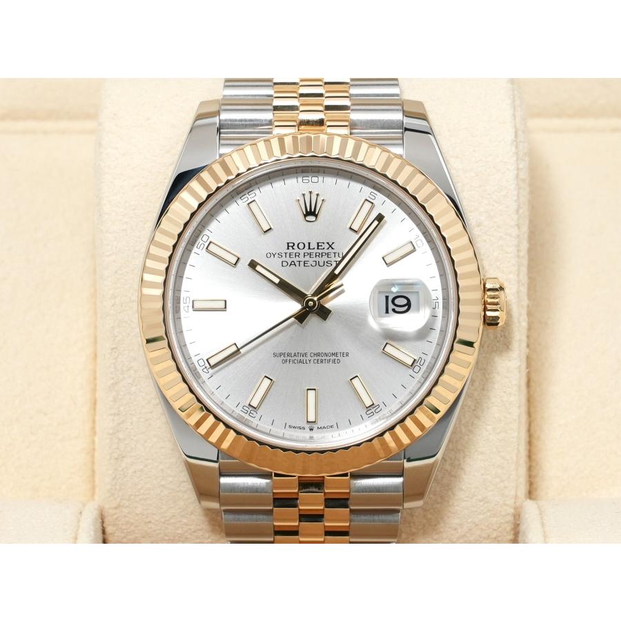 ロレックス デイトジャスト41 Ref.126333 ステンレススチール/イエローゴールド シルバー文字盤 ジュビリーブレスレット | デイトジャスト | 01