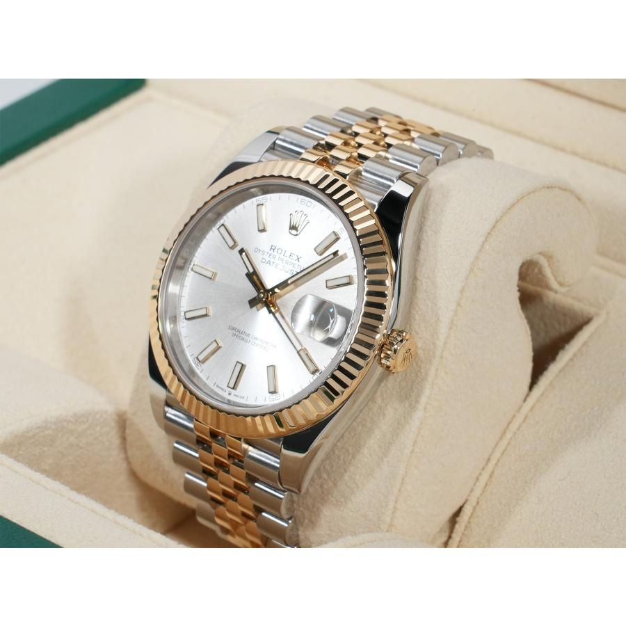 ロレックス デイトジャスト41 Ref.126333 ステンレススチール/イエローゴールド シルバー文字盤 ジュビリーブレスレット | デイトジャスト | 03