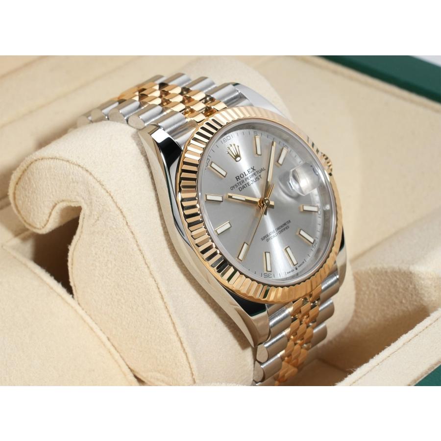 ロレックス デイトジャスト41 Ref.126333 ステンレススチール/イエローゴールド シルバー文字盤 ジュビリーブレスレット | デイトジャスト | 04