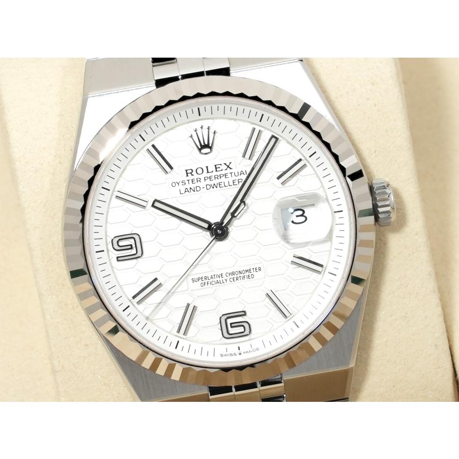 ロレックス ランドドゥエラー Ref.127334 ステンレススチール/ホワイトゴールド ホワイト文字盤 ジュビリーブレスレット | ROLEX | 02