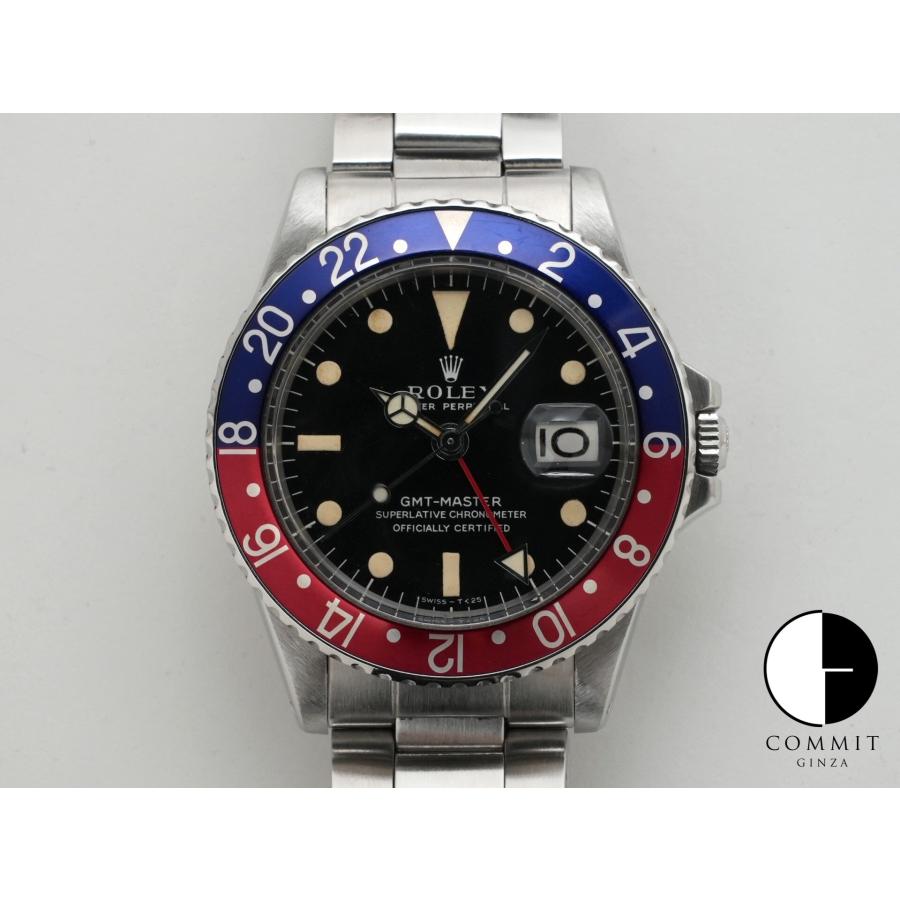 ロレックス GMTマスター Ref.1675 SS ブラック文字盤 | GMTマスター
