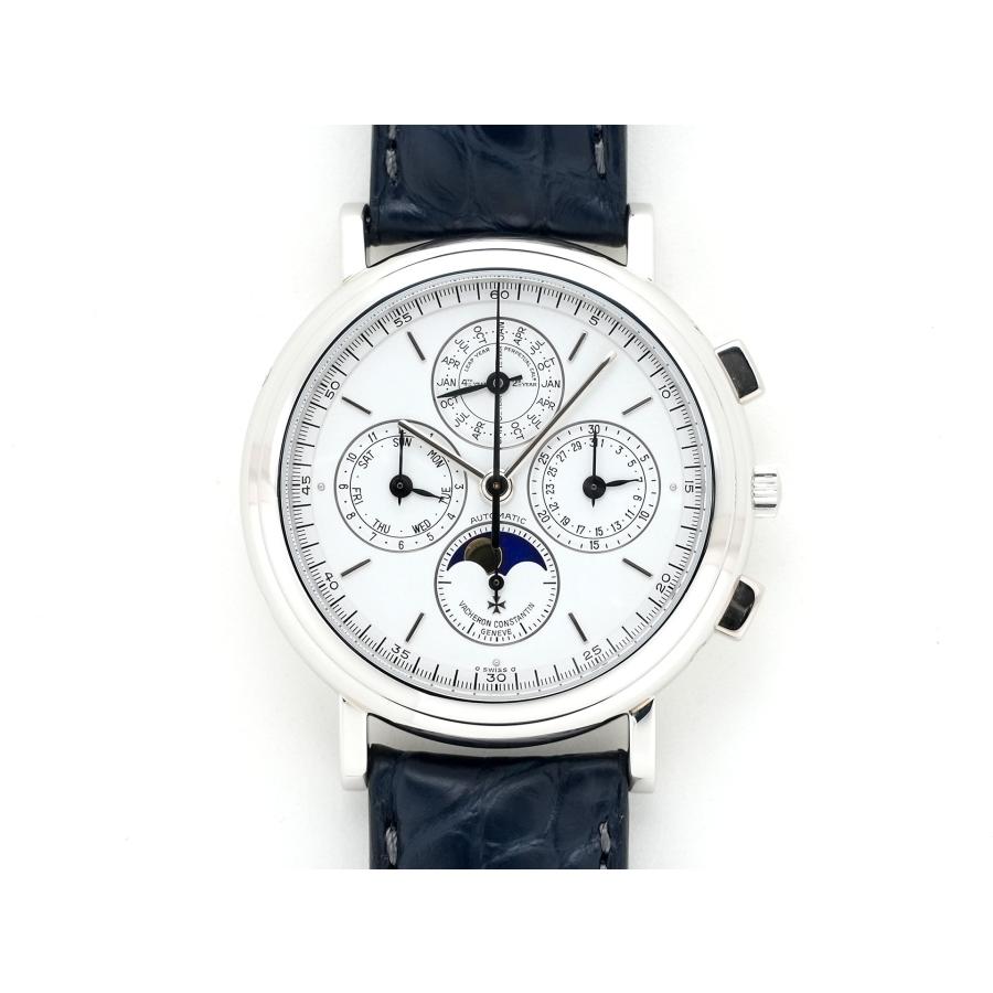 ヴァシュロンコンスタンタン パトリモニー パーペチュアルカレンダー クロノグラフ Ref.49005/000P-7622 プラチナ ホワイト文字盤 | VACHERON CONSTANTIN | 01