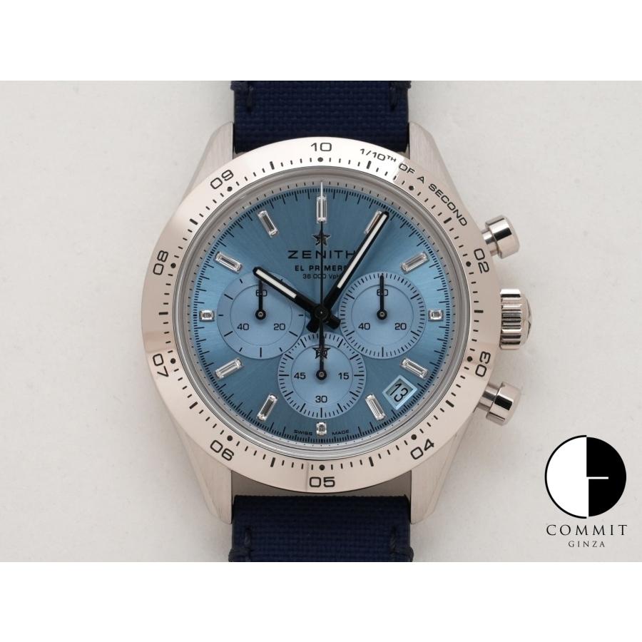 ゼニス クロノマスター スポーツ ヨシダ スペシャル エディション Ref.65.3103.3600/53.C920 18KWG アクアブルー文字盤 | ZENITH（時計）