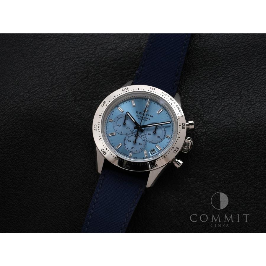 ゼニス クロノマスター スポーツ ヨシダ スペシャル エディション Ref.65.3103.3600/53.C920 18KWG アクアブルー文字盤 | ZENITH（時計） | 13
