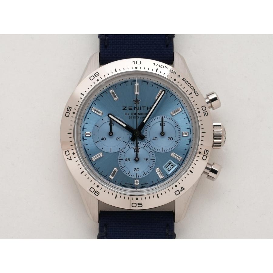 ゼニス クロノマスター スポーツ ヨシダ スペシャル エディション Ref.65.3103.3600/53.C920 18KWG アクアブルー文字盤 | ZENITH（時計） | 01