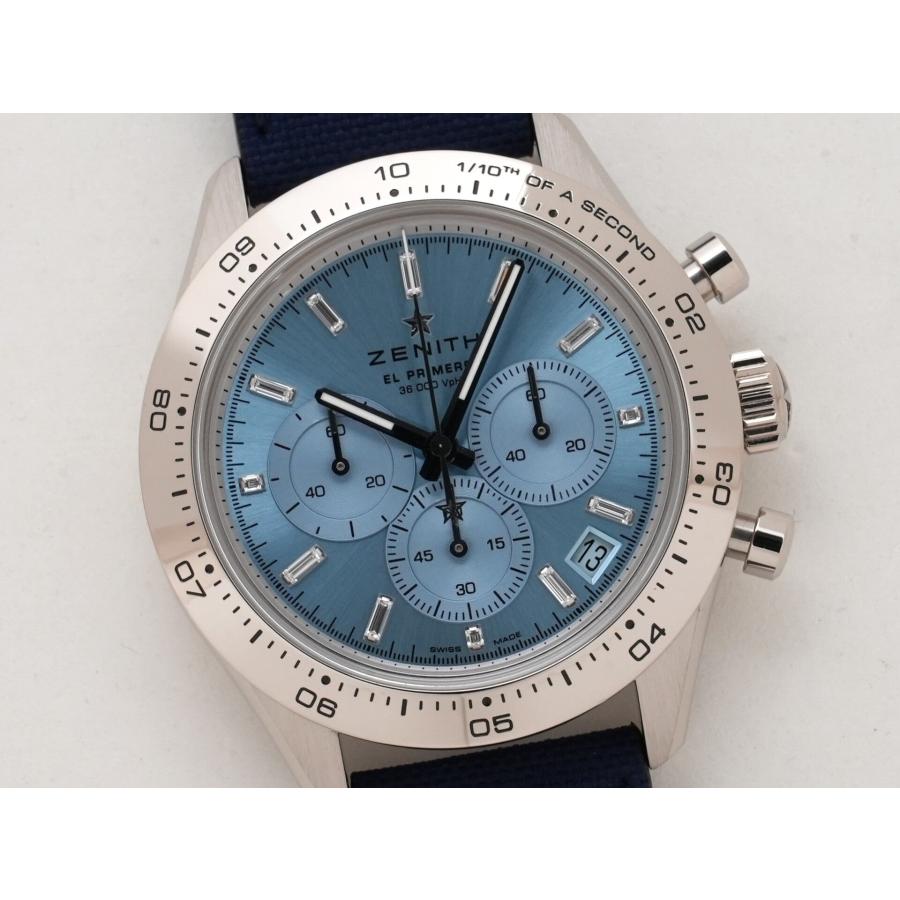 ゼニス クロノマスター スポーツ ヨシダ スペシャル エディション Ref.65.3103.3600/53.C920 18KWG アクアブルー文字盤 | ZENITH（時計） | 02