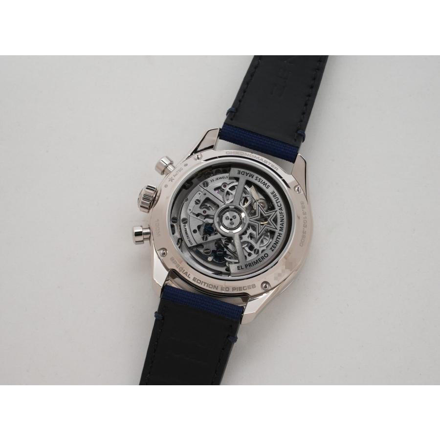 ゼニス クロノマスター スポーツ ヨシダ スペシャル エディション Ref.65.3103.3600/53.C920 18KWG アクアブルー文字盤 | ZENITH（時計） | 06