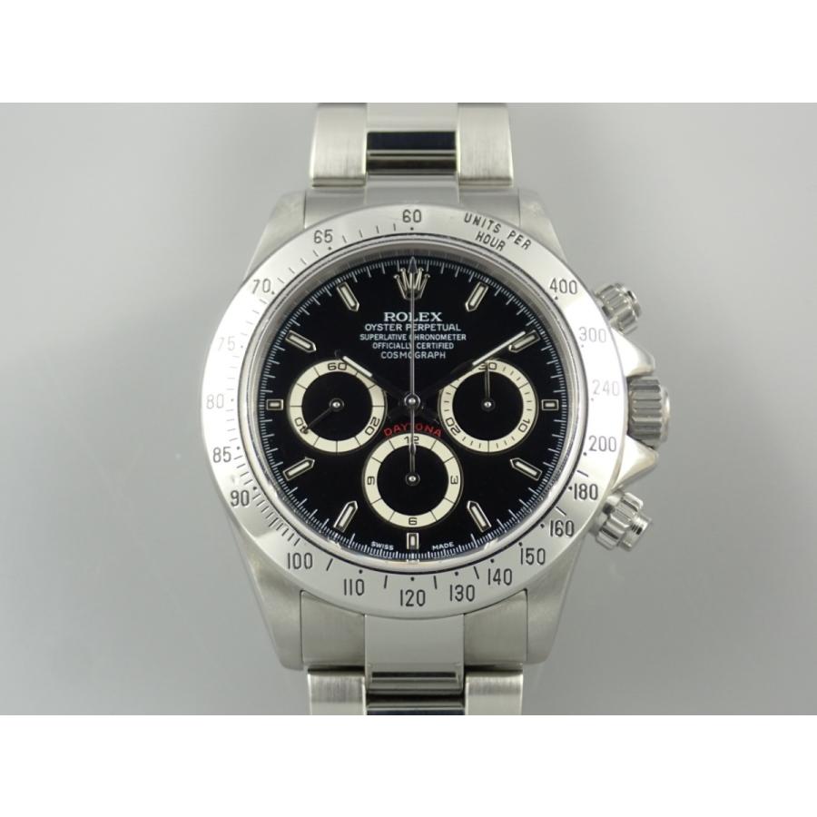 コスモグラフ デイトナ ロレックス エルプリメロ 黒文字盤 SS Ref