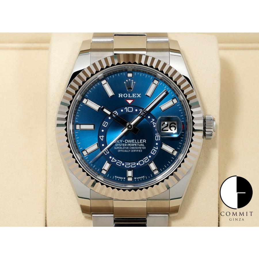 ロレックス スカイドゥエラー Ref.336934 ステンレススチール/ホワイトゴールド ブルー文字盤 オイスターブレスレット | スカイドゥエラー