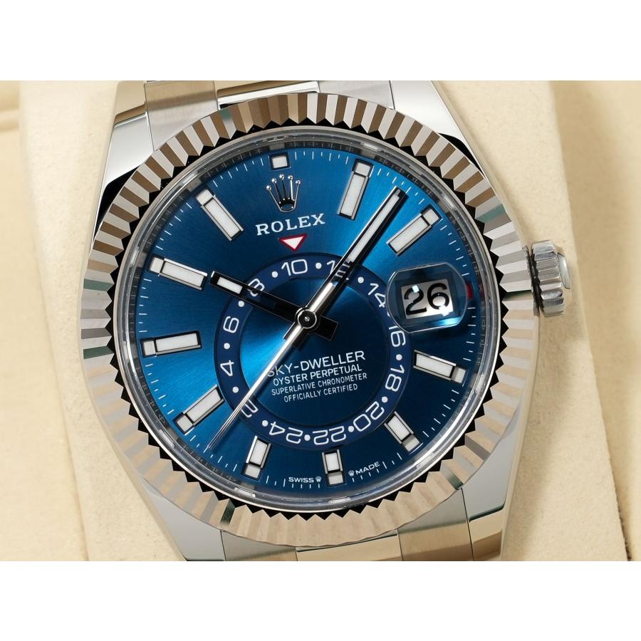 ロレックス スカイドゥエラー Ref.336934 ステンレススチール/ホワイトゴールド ブルー文字盤 オイスターブレスレット | スカイドゥエラー | 02