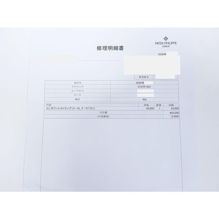 パテックフィリップ アクアノート Ref.5167R-001 ローズゴールド ブラウン文字盤 | アクアノート | 09