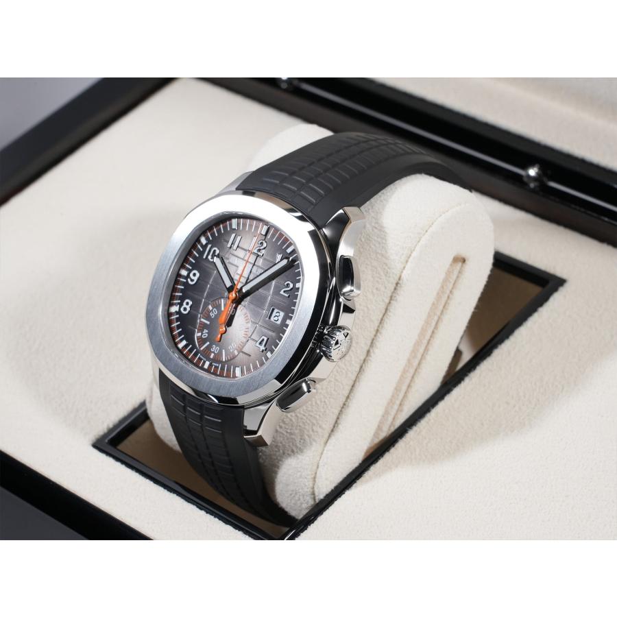 パテックフィリップ アクアノート クロノグラフ Ref.5968A-001 SS ブラック文字盤 | アクアノート | 03