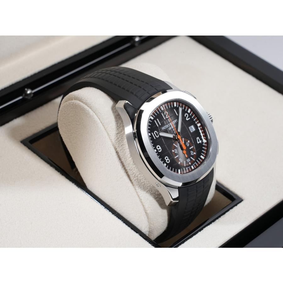 パテックフィリップ アクアノート クロノグラフ Ref.5968A-001 SS ブラック文字盤 | アクアノート | 04