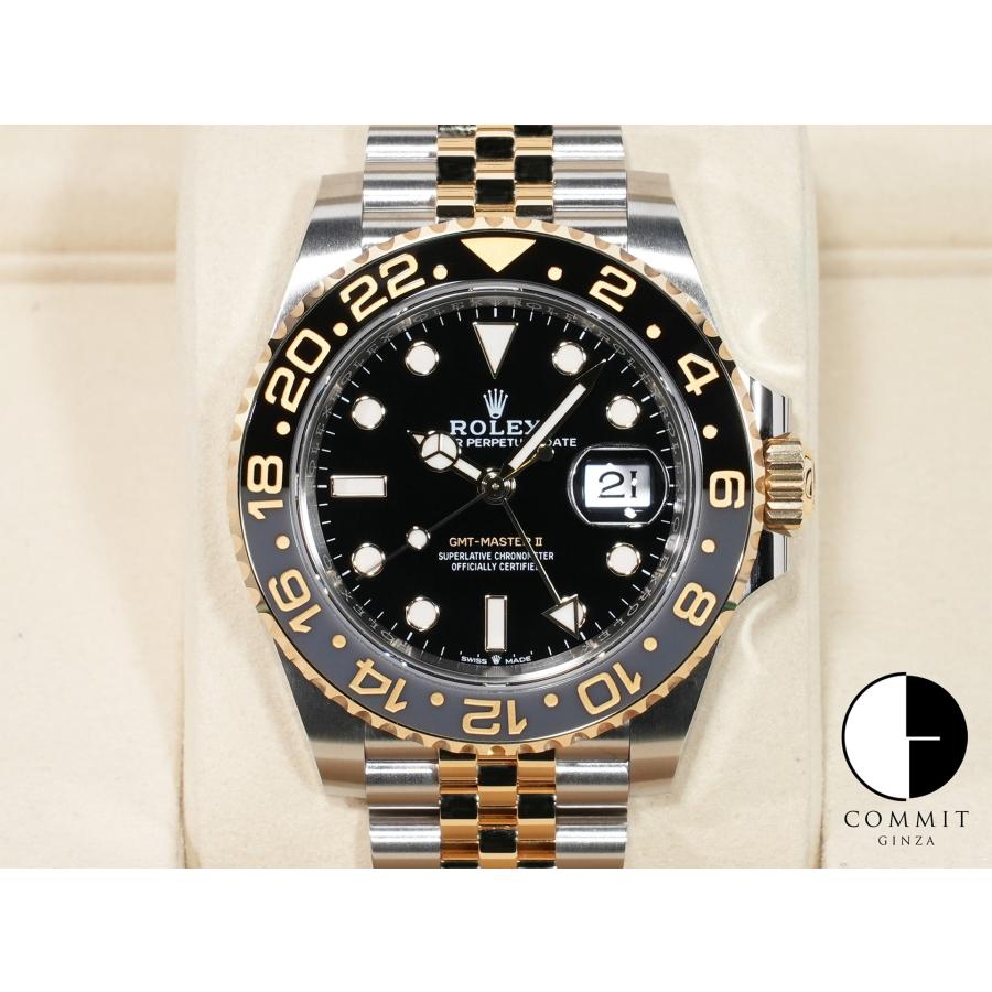 ロレックス GMTマスターII Ref.126713GRNR SS/YG ブラック文字盤 ジュビリーブレスレット | GMTマスター