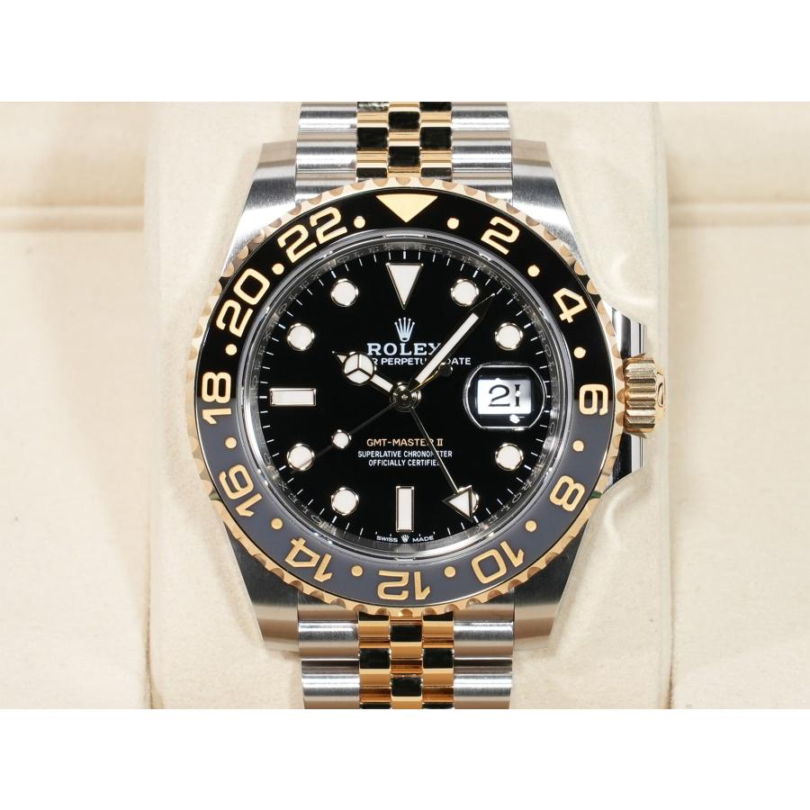 ロレックス GMTマスターII Ref.126713GRNR SS/YG ブラック文字盤 ジュビリーブレスレット | GMTマスター | 01