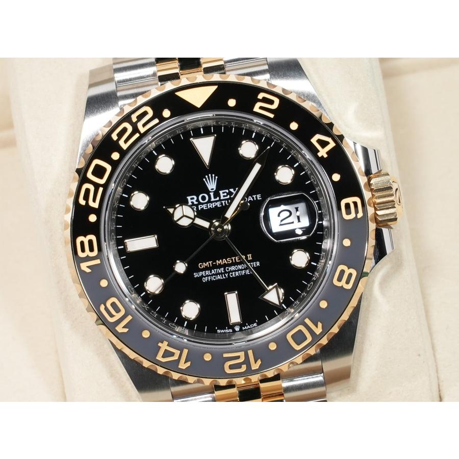 ロレックス GMTマスターII Ref.126713GRNR SS/YG ブラック文字盤 ジュビリーブレスレット | GMTマスター | 02