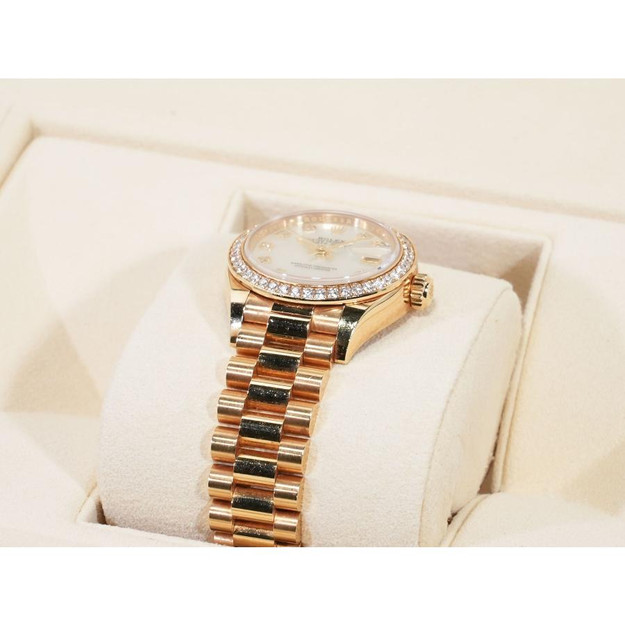 ロレックス デイトジャスト28 Ref.279138RBR イエローゴールド ホワイトシェルx10Pダイヤ文字盤 | デイトジャスト | 05