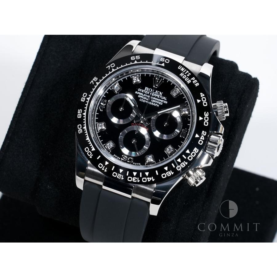 ロレックス デイトナ Ref.116519LN ホワイトゴールド ブラック8Pダイヤ文字盤 オイスターブレスレット | コスモグラフ デイトナ | 09