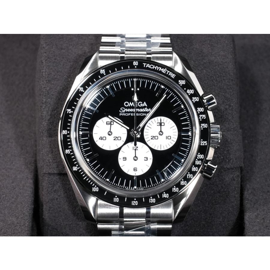 オメガ スピードマスター ムーンウォッチ プロ Ref.310.30.42.50.01.004 SS ブラックxホワイト文字盤 | OMEGA | 01