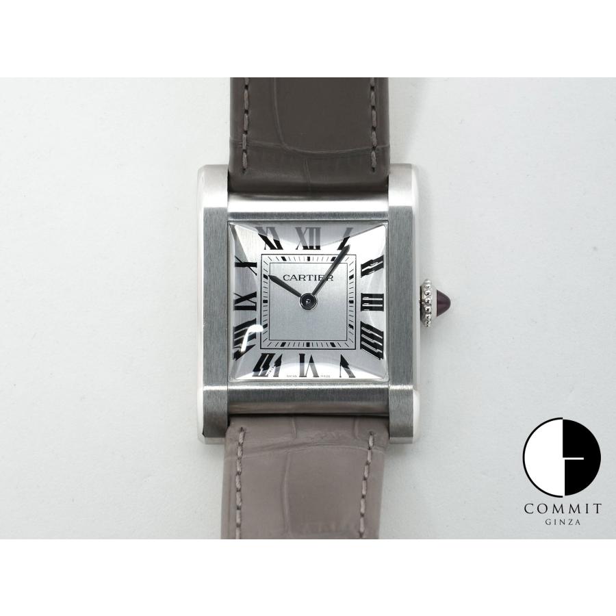 カルティエ タンク ノルマル Ref.WGTA0109 プラチナ シルバー文字盤 | Cartier
