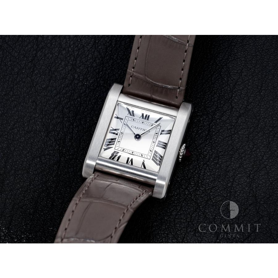 カルティエ タンク ノルマル Ref.WGTA0109 プラチナ シルバー文字盤 | Cartier | 12