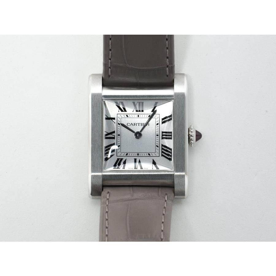 カルティエ タンク ノルマル Ref.WGTA0109 プラチナ シルバー文字盤 | Cartier | 01