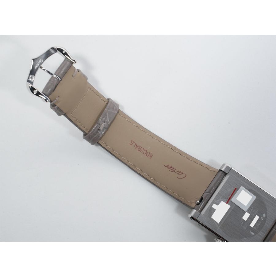 カルティエ タンク ノルマル Ref.WGTA0109 プラチナ シルバー文字盤 | Cartier | 08