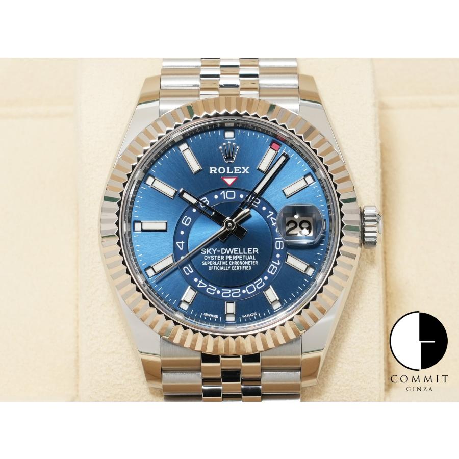 ロレックス スカイドゥエラー Ref.326934 ステンレススチール/ホワイトゴールド ブルー文字盤 ジュビリーブレスレット | スカイドゥエラー