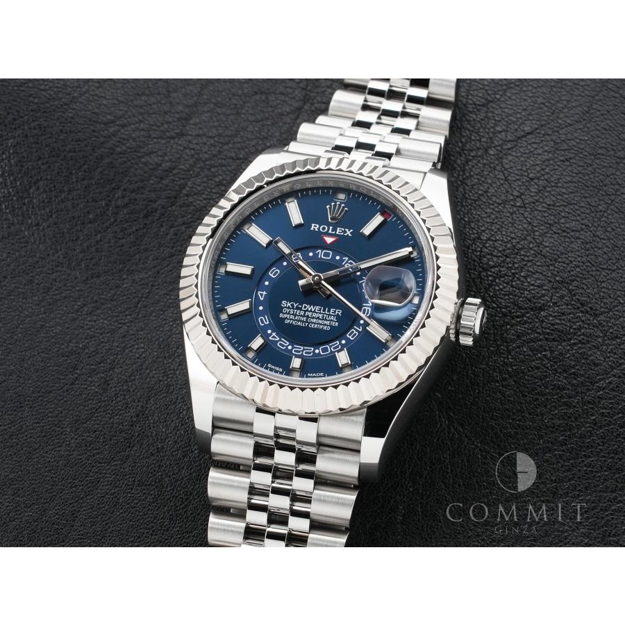 ロレックス スカイドゥエラー Ref.326934 ステンレススチール/ホワイトゴールド ブルー文字盤 ジュビリーブレスレット | スカイドゥエラー | 11