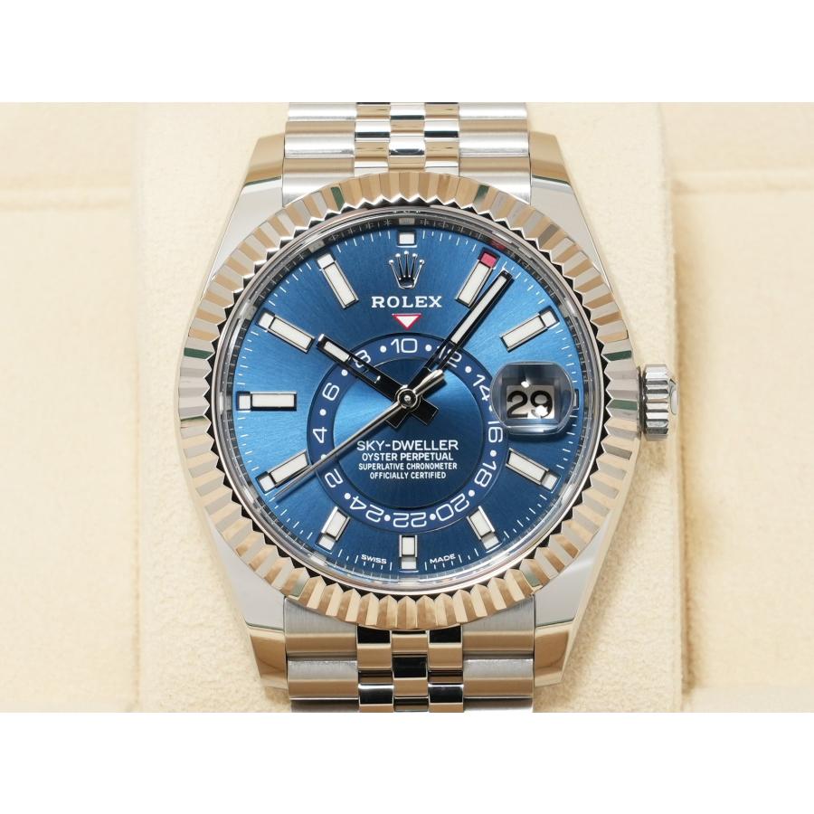 ロレックス スカイドゥエラー Ref.326934 ステンレススチール/ホワイトゴールド ブルー文字盤 ジュビリーブレスレット | スカイドゥエラー | 01