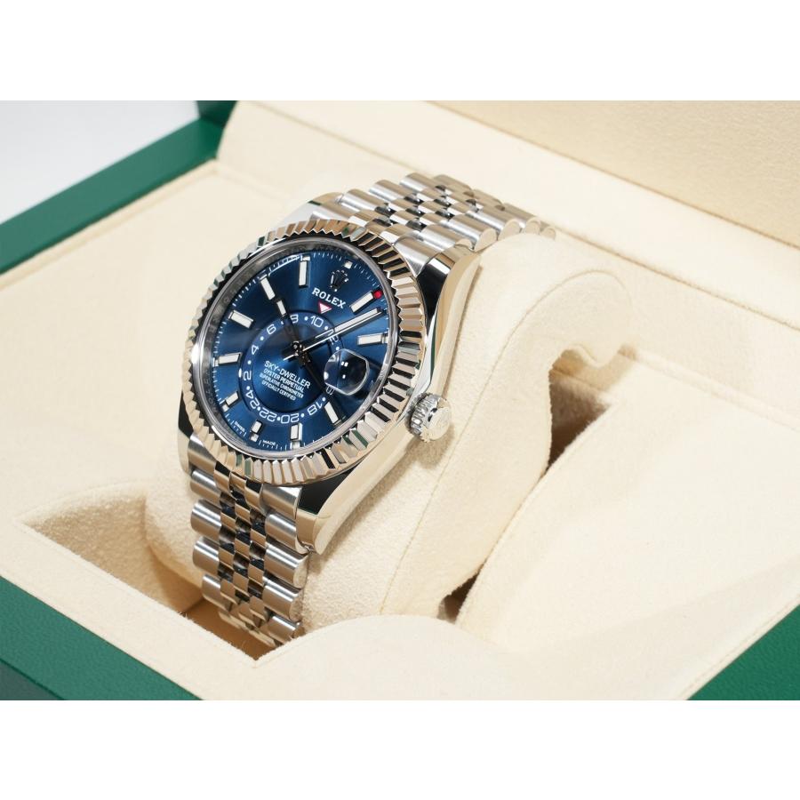 ロレックス スカイドゥエラー Ref.326934 ステンレススチール/ホワイトゴールド ブルー文字盤 ジュビリーブレスレット | スカイドゥエラー | 03
